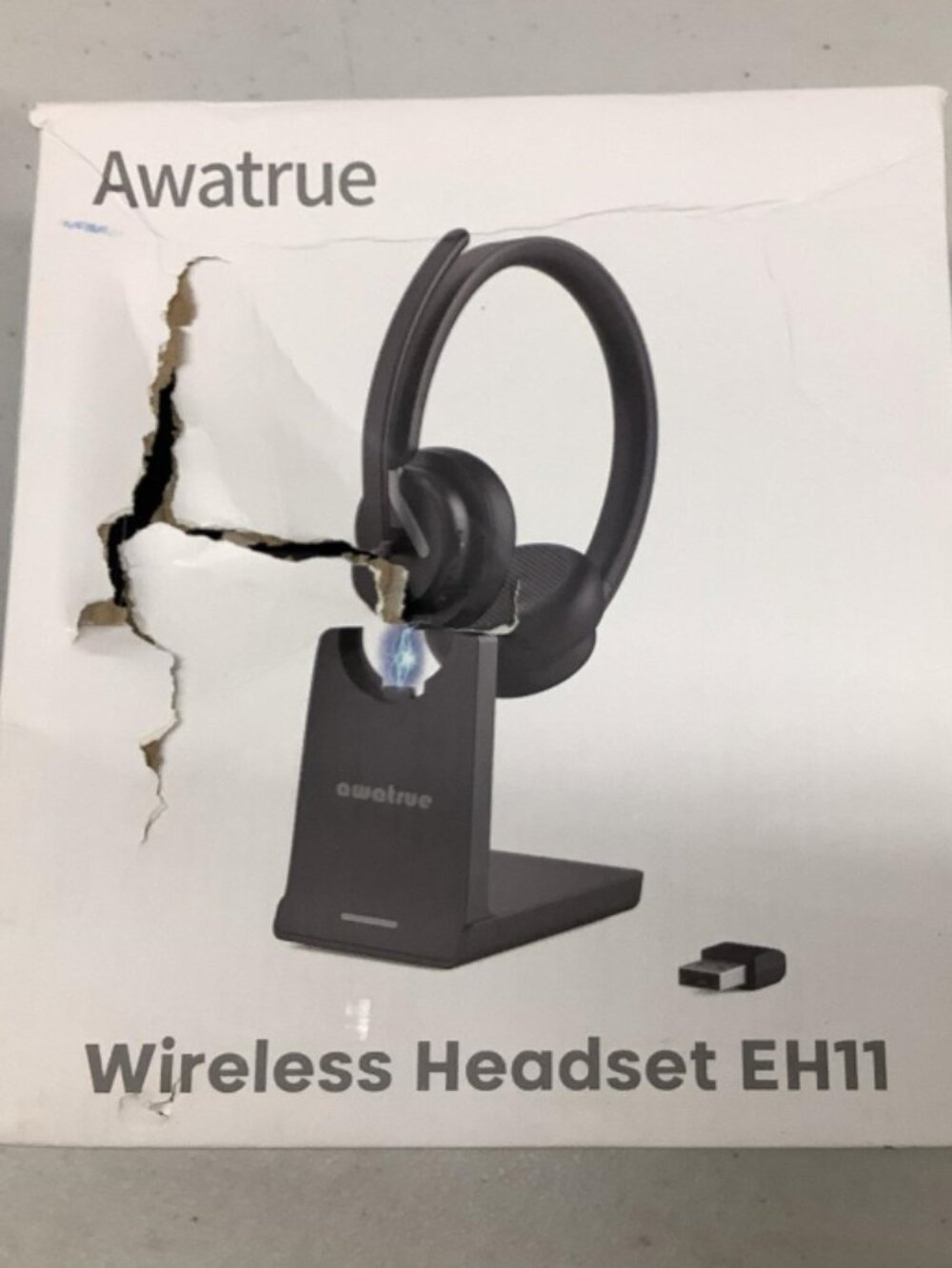 Bluetooth Wireless, Hands Free, Noise Cancelling Headset with Charging Base - Picture 2 of 6